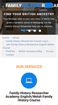 Mobile Screenshot of familyhistoryresearcher.com